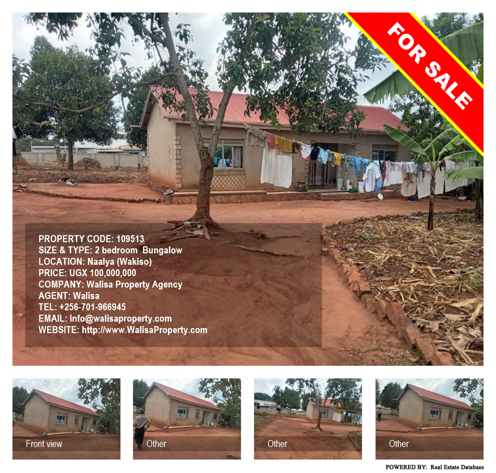 2 bedroom Bungalow  for sale in Naalya Wakiso Uganda, code: 109513