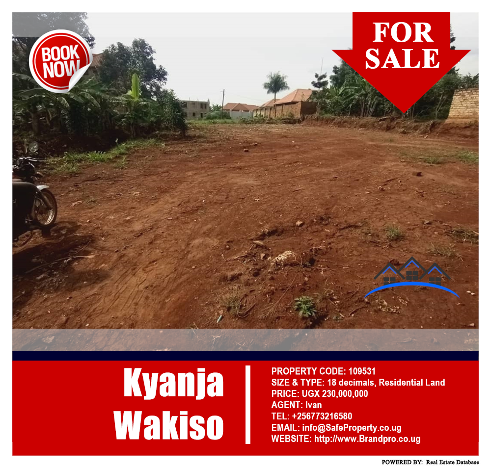 Residential Land  for sale in Kyanja Wakiso Uganda, code: 109531