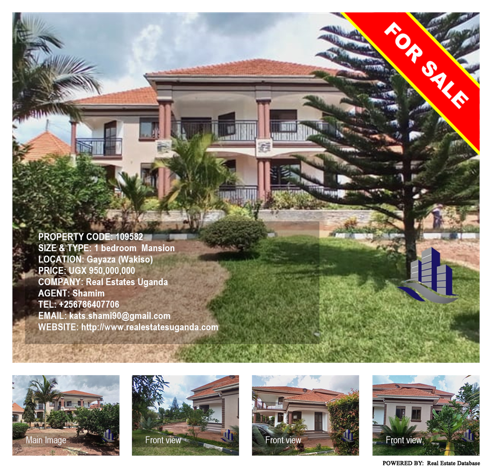 1 bedroom Mansion  for sale in Gayaza Wakiso Uganda, code: 109582