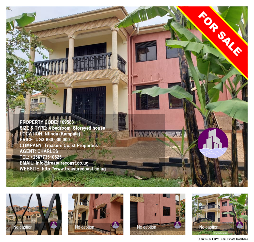 4 bedroom Storeyed house  for sale in Ntinda Kampala Uganda, code: 109583