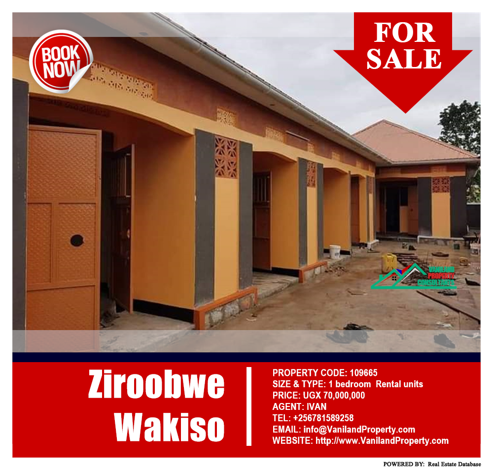 1 bedroom Rental units  for sale in Ziloobwe Wakiso Uganda, code: 109665