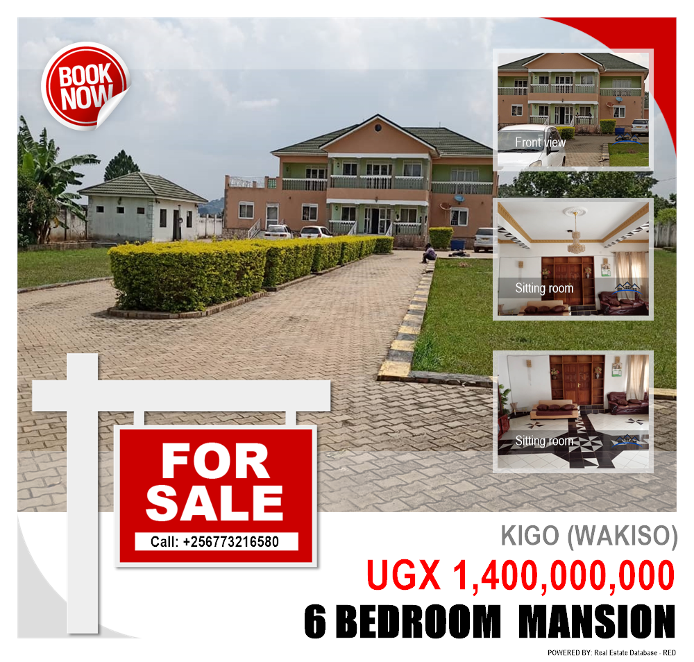 6 bedroom Mansion  for sale in Kigo Wakiso Uganda, code: 109695