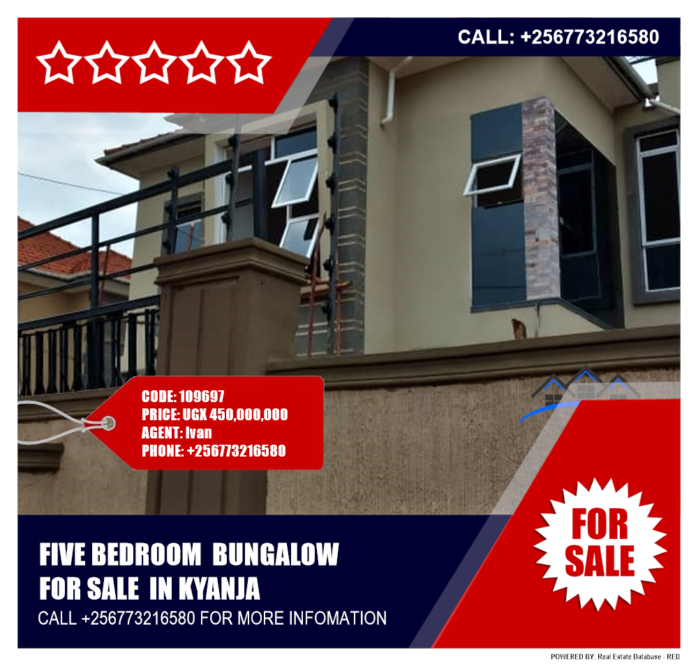 5 bedroom Bungalow  for sale in Kyanja Wakiso Uganda, code: 109697