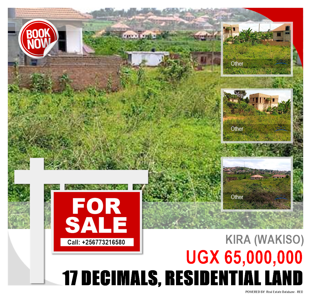 Residential Land  for sale in Kira Wakiso Uganda, code: 109704