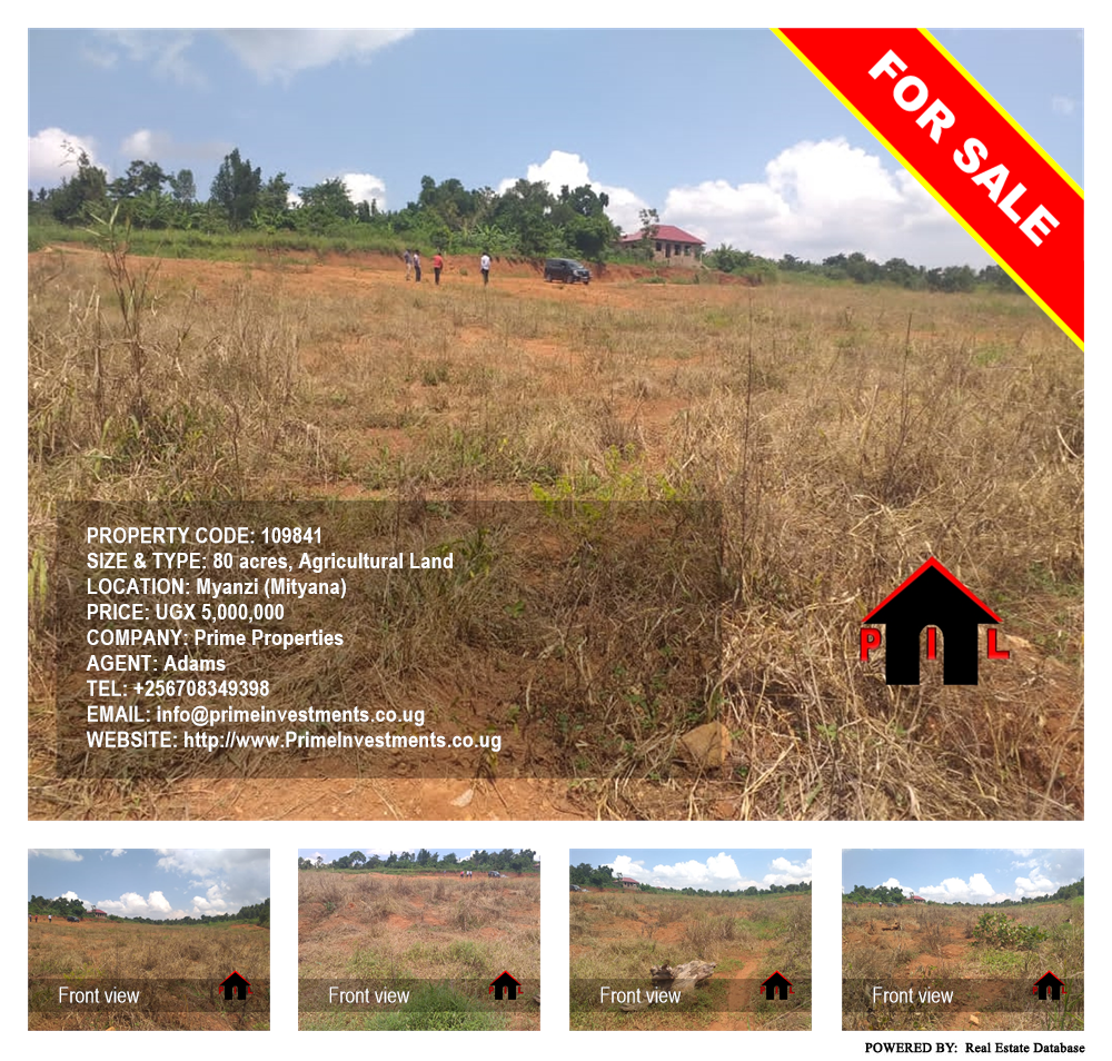 Agricultural Land  for sale in Myanzi Mityana Uganda, code: 109841