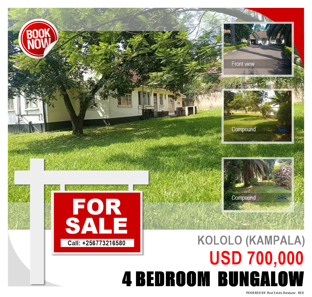 4 bedroom Bungalow  for sale in Kololo Kampala Uganda, code: 109856