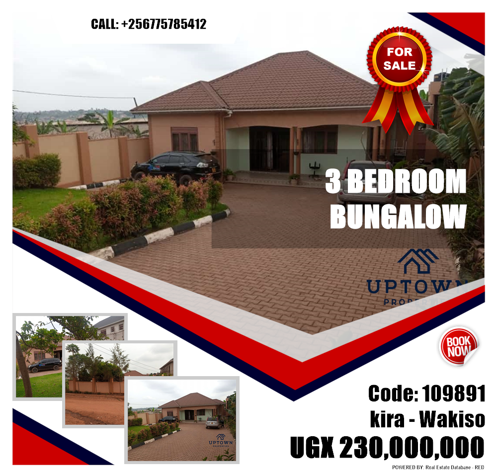 3 bedroom Bungalow  for sale in Kira Wakiso Uganda, code: 109891