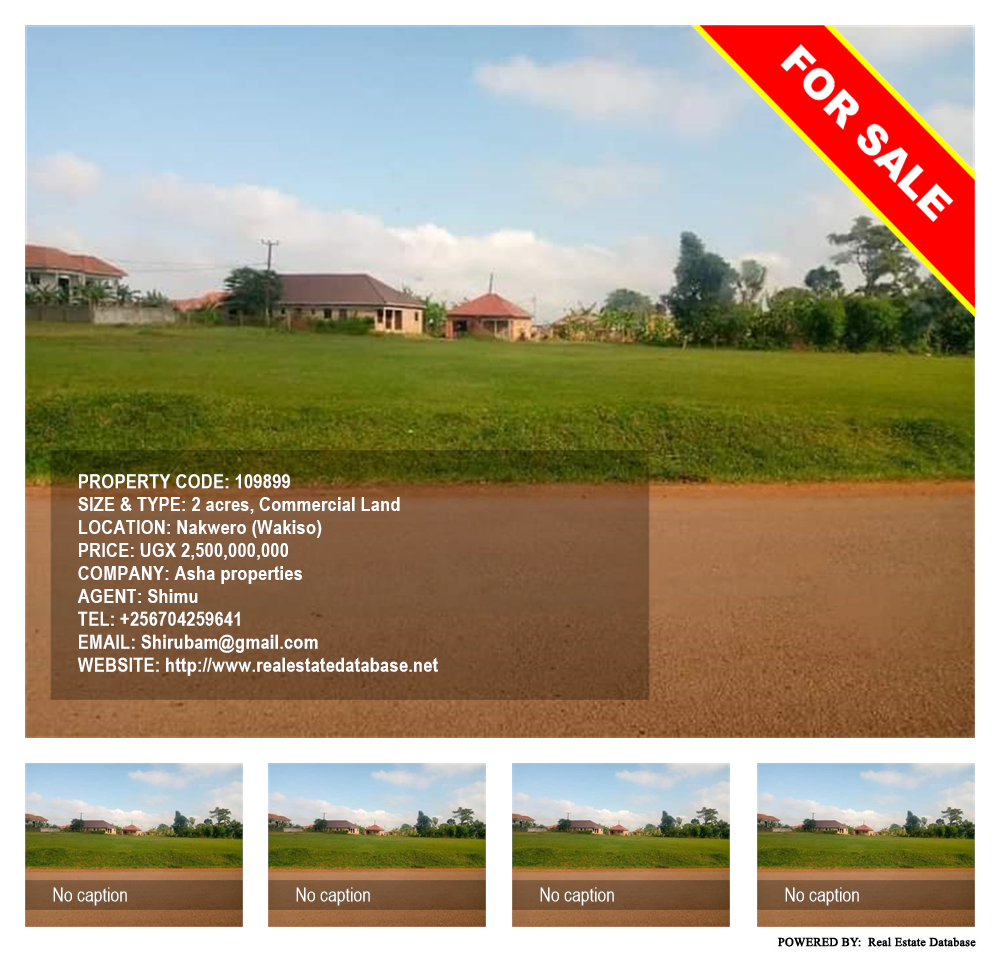 Commercial Land  for sale in Nakweelo Wakiso Uganda, code: 109899