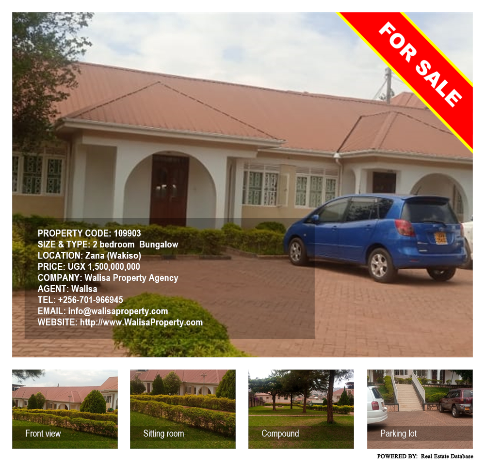 2 bedroom Bungalow  for sale in Zana Wakiso Uganda, code: 109903