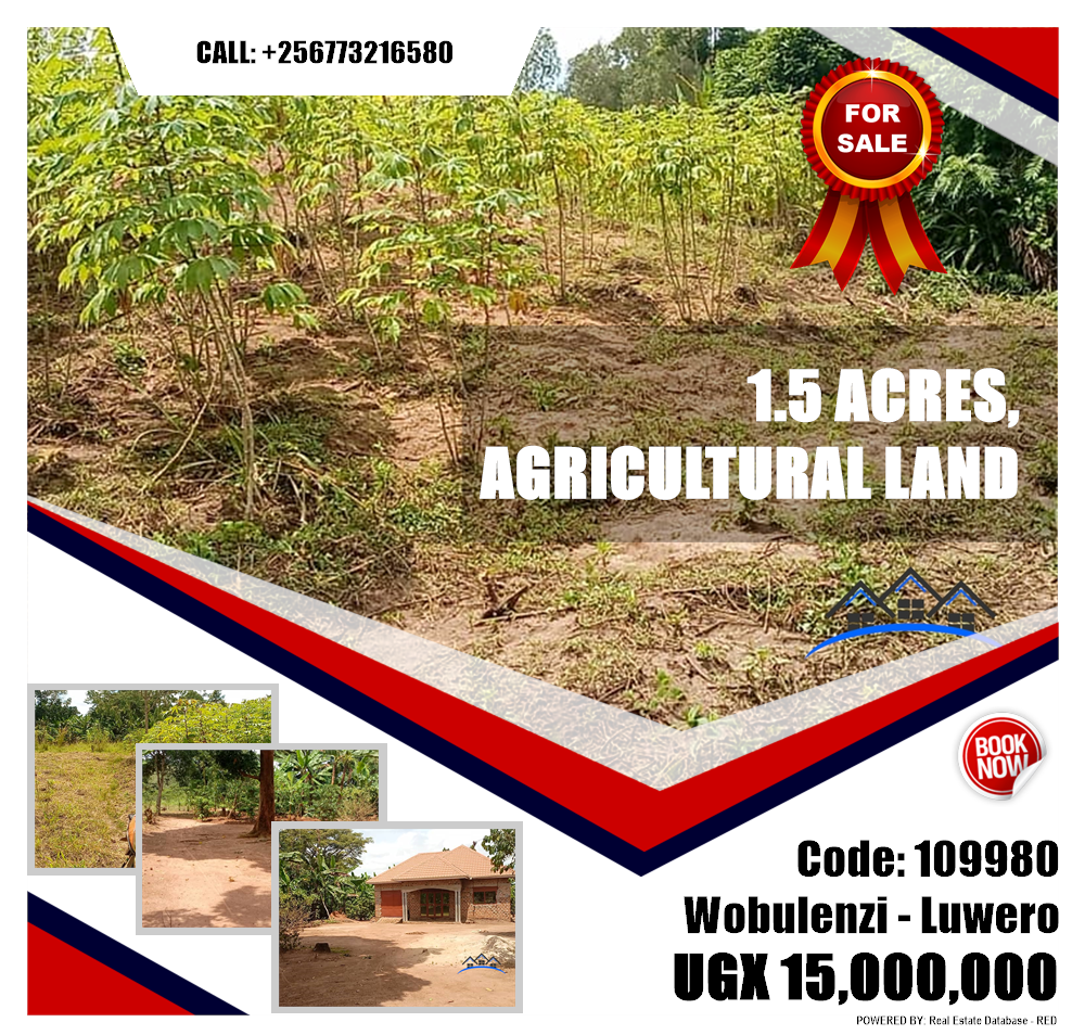 Agricultural Land  for sale in Wobulenzi Luweero Uganda, code: 109980