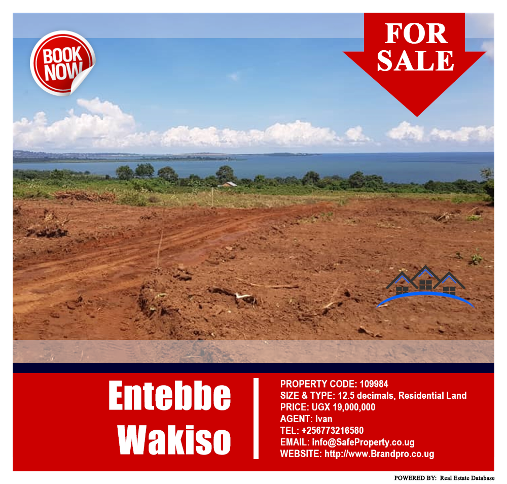 Residential Land  for sale in Entebbe Wakiso Uganda, code: 109984