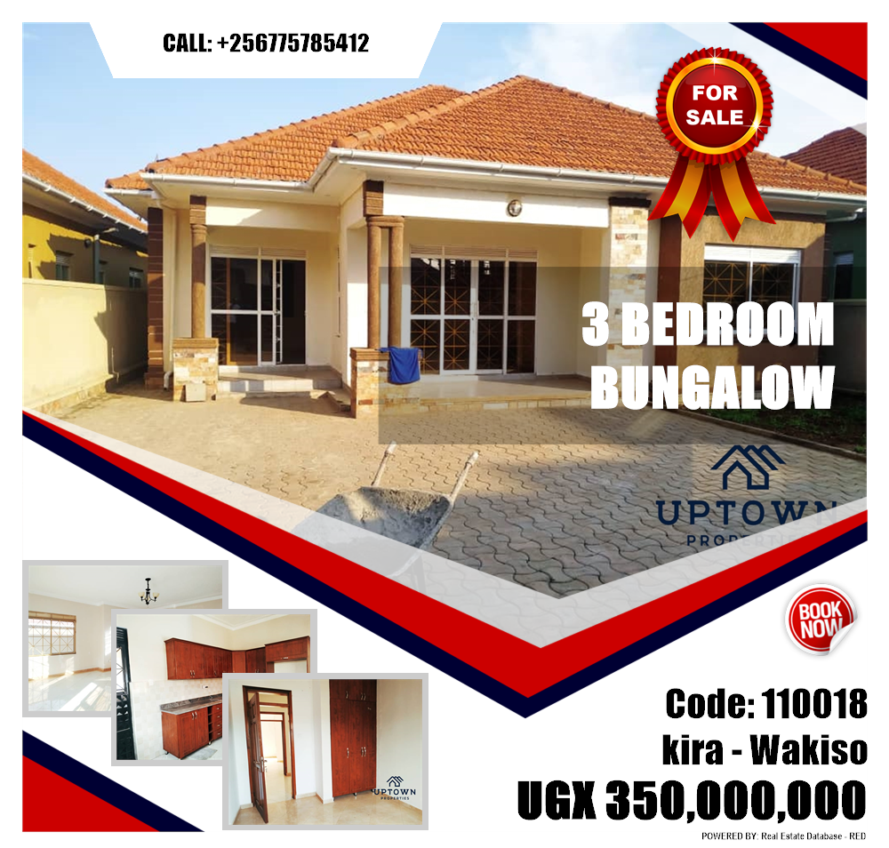 3 bedroom Bungalow  for sale in Kira Wakiso Uganda, code: 110018