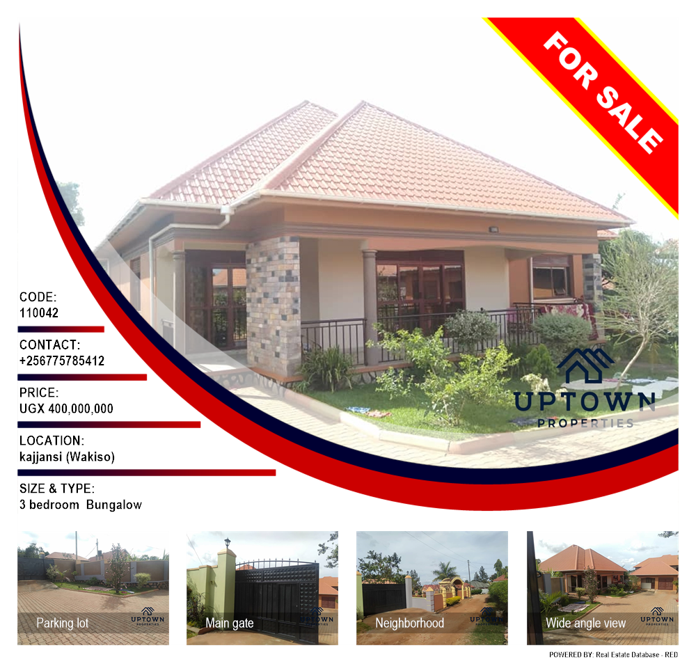 3 bedroom Bungalow  for sale in Kajjansi Wakiso Uganda, code: 110042