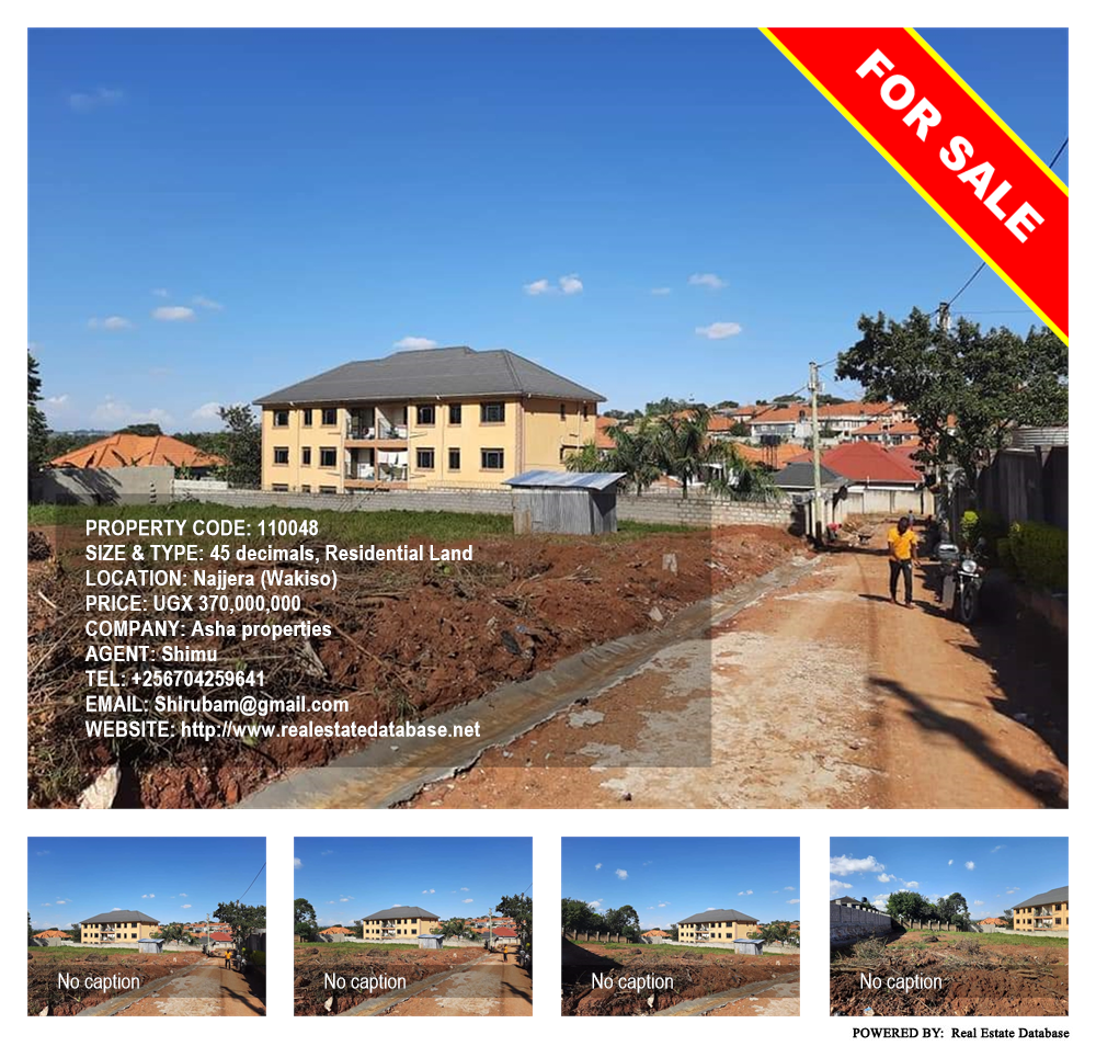Residential Land  for sale in Najjera Wakiso Uganda, code: 110048