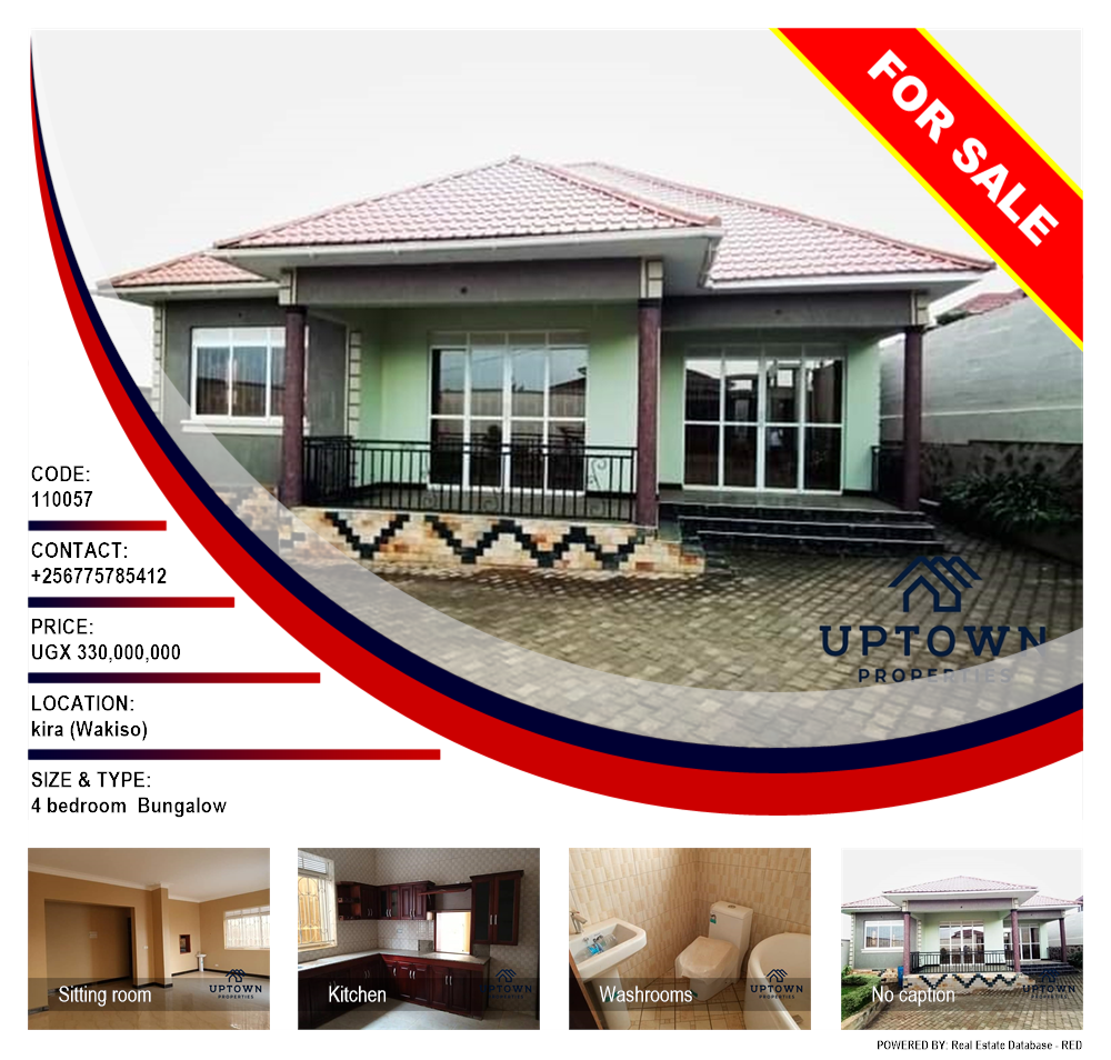 4 bedroom Bungalow  for sale in Kira Wakiso Uganda, code: 110057