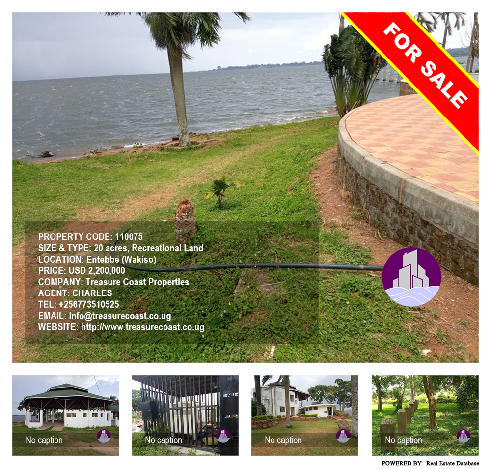 Recreational Land  for sale in Entebbe Wakiso Uganda, code: 110075