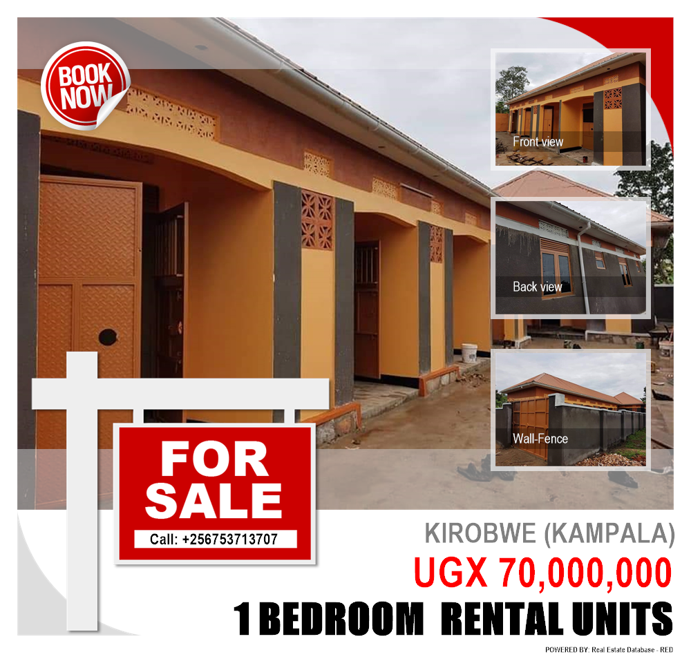 1 bedroom Rental units  for sale in Kirobwe Kampala Uganda, code: 110087