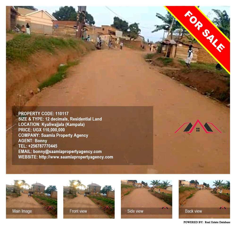 Residential Land  for sale in Kyaliwajjala Kampala Uganda, code: 110117