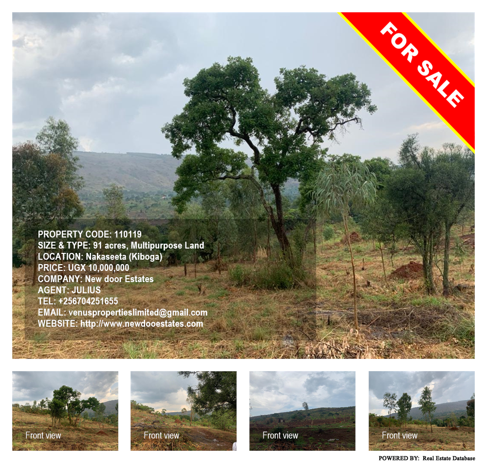 Multipurpose Land  for sale in Nakaseeta Kiboga Uganda, code: 110119