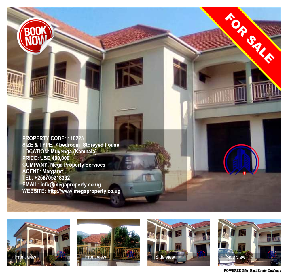 7 bedroom Storeyed house  for sale in Muyenga Kampala Uganda, code: 110223