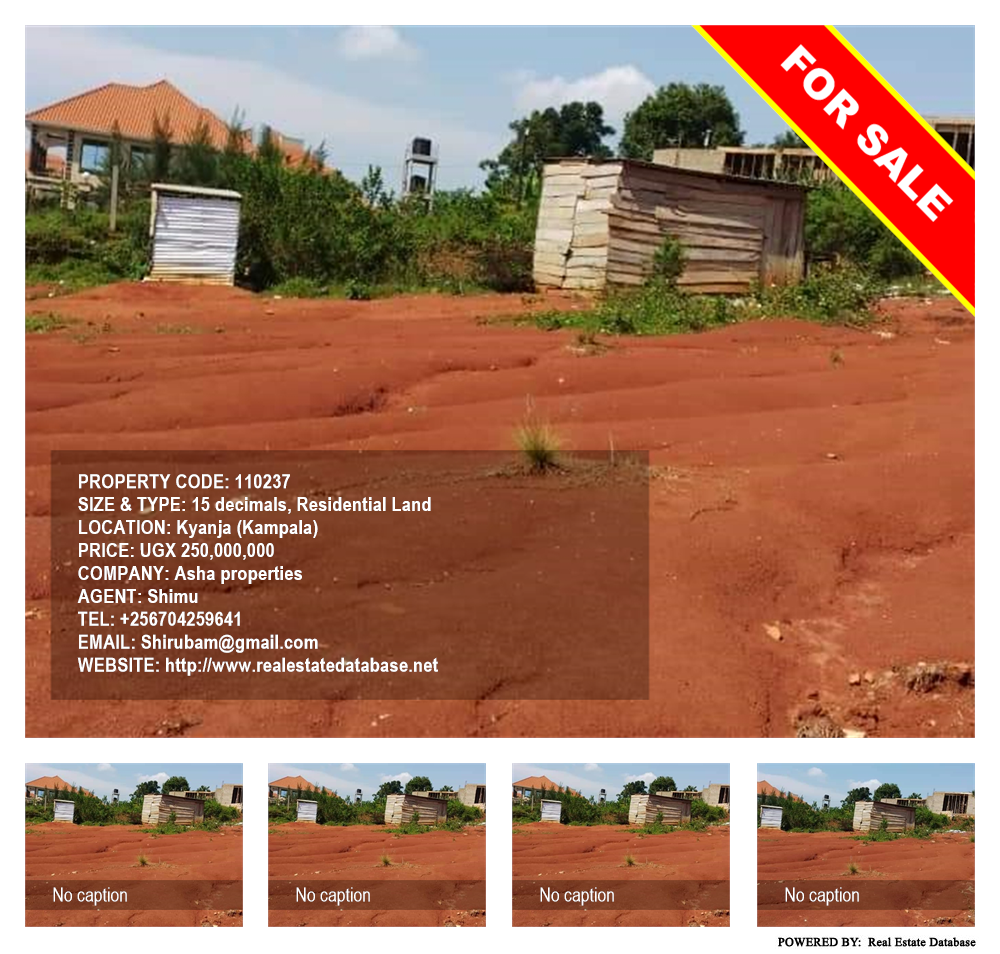 Residential Land  for sale in Kyanja Kampala Uganda, code: 110237
