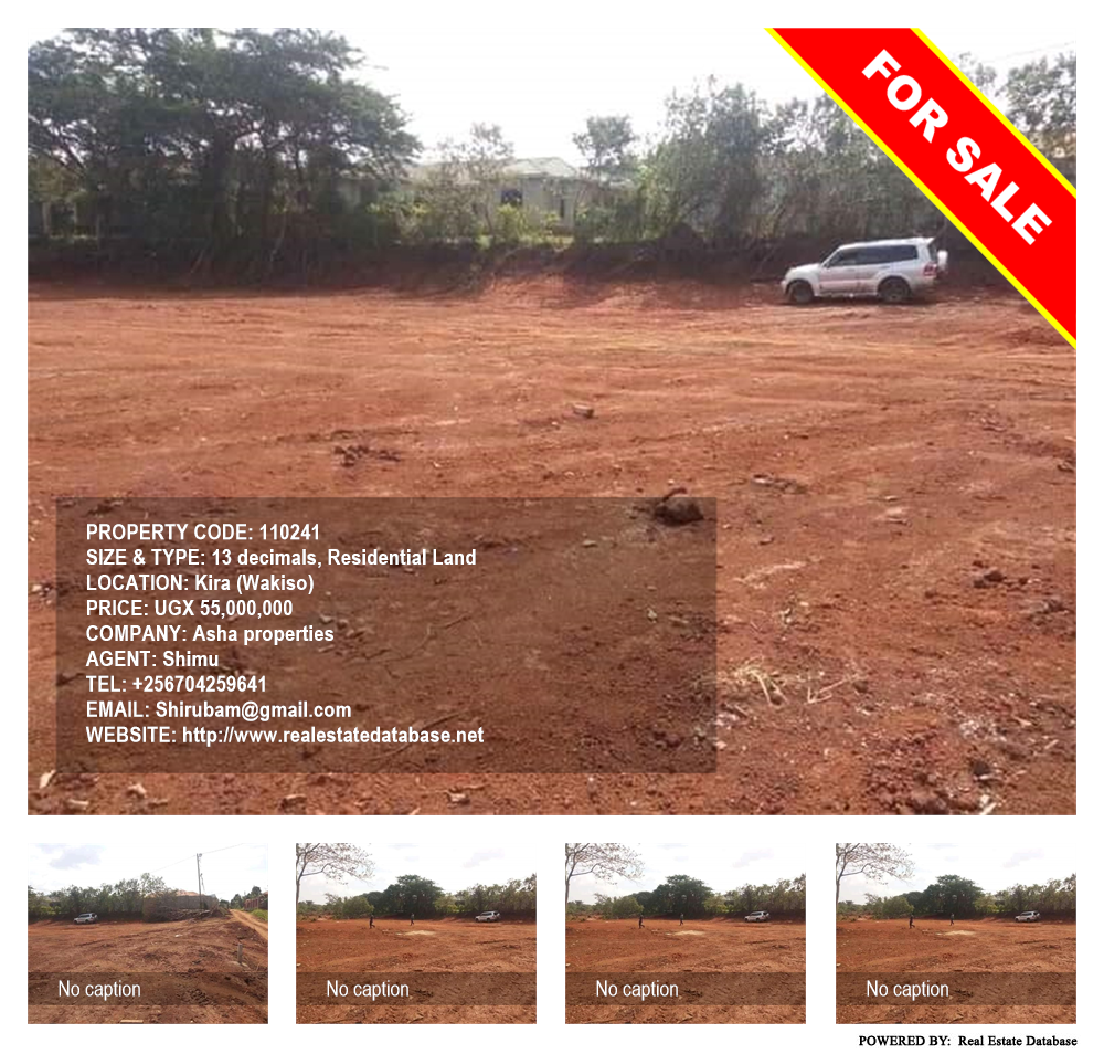 Residential Land  for sale in Kira Wakiso Uganda, code: 110241