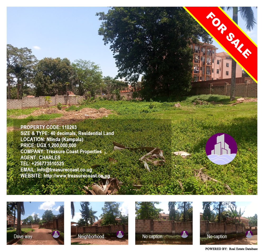 Residential Land  for sale in Ntinda Kampala Uganda, code: 110263