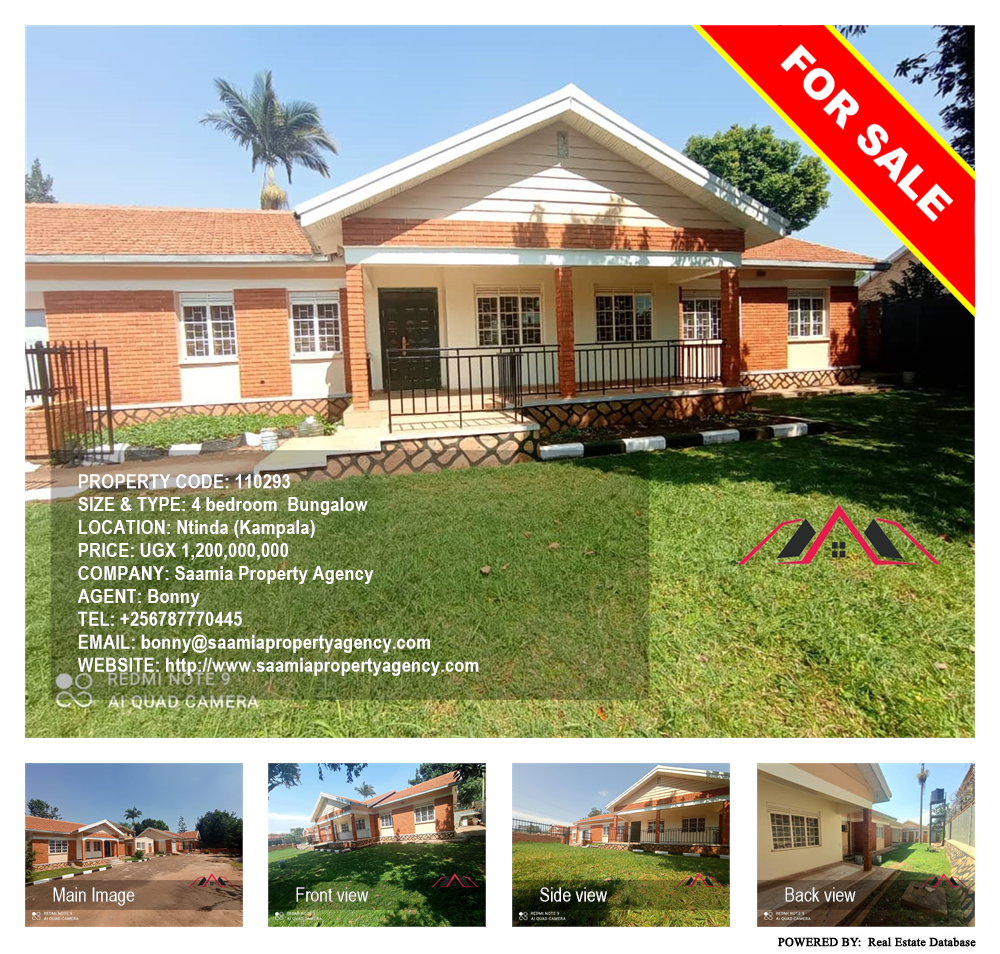4 bedroom Bungalow  for sale in Ntinda Kampala Uganda, code: 110293