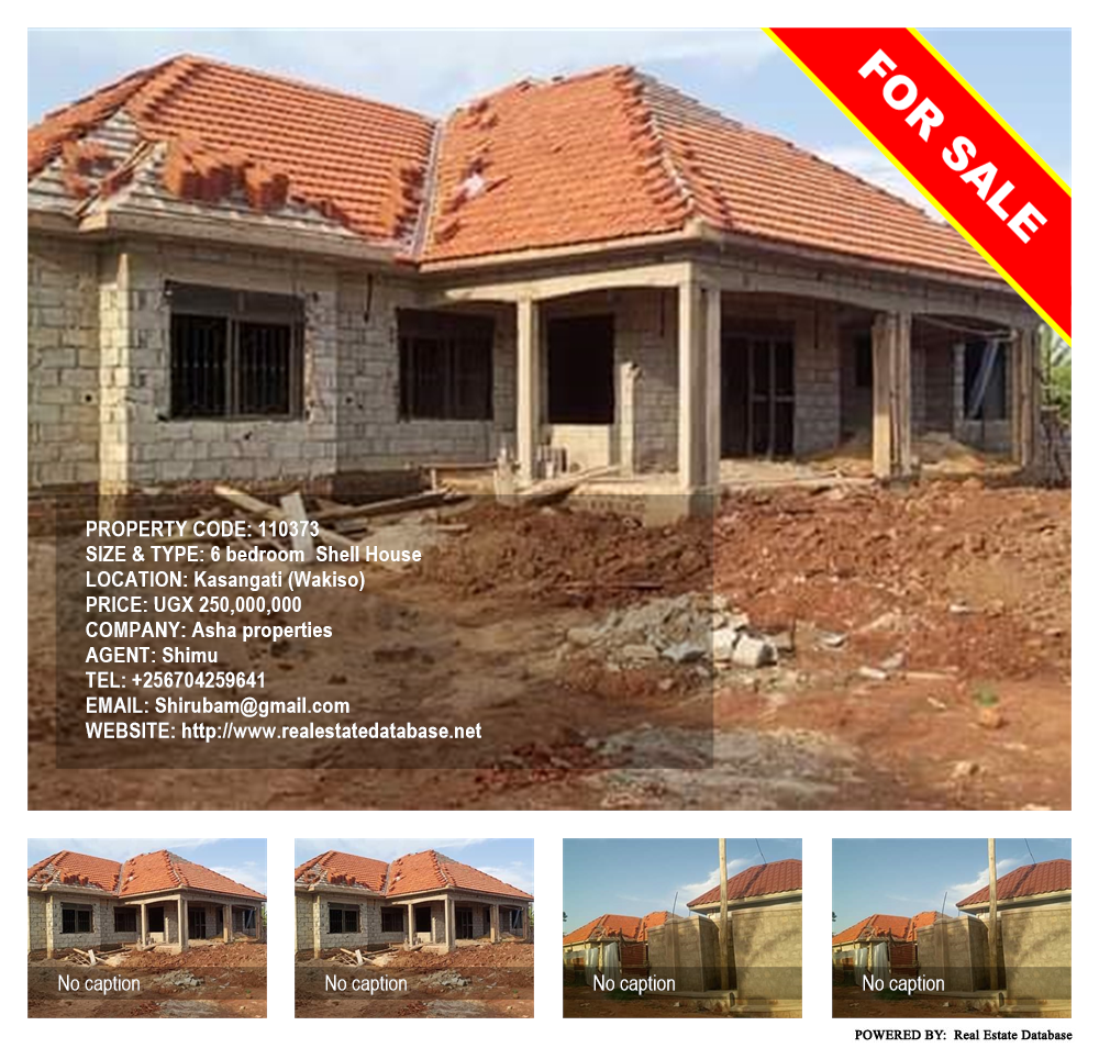6 bedroom Shell House  for sale in Kasangati Wakiso Uganda, code: 110373