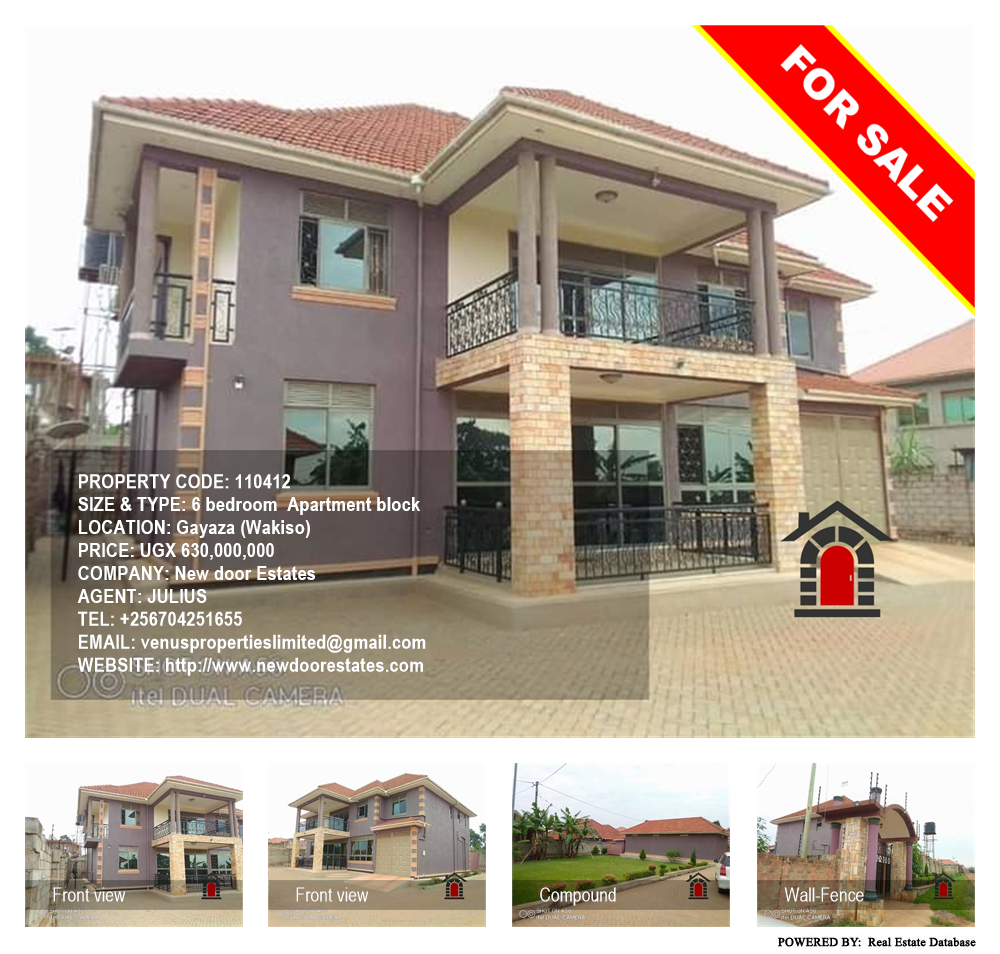6 bedroom Apartment block  for sale in Gayaza Wakiso Uganda, code: 110412