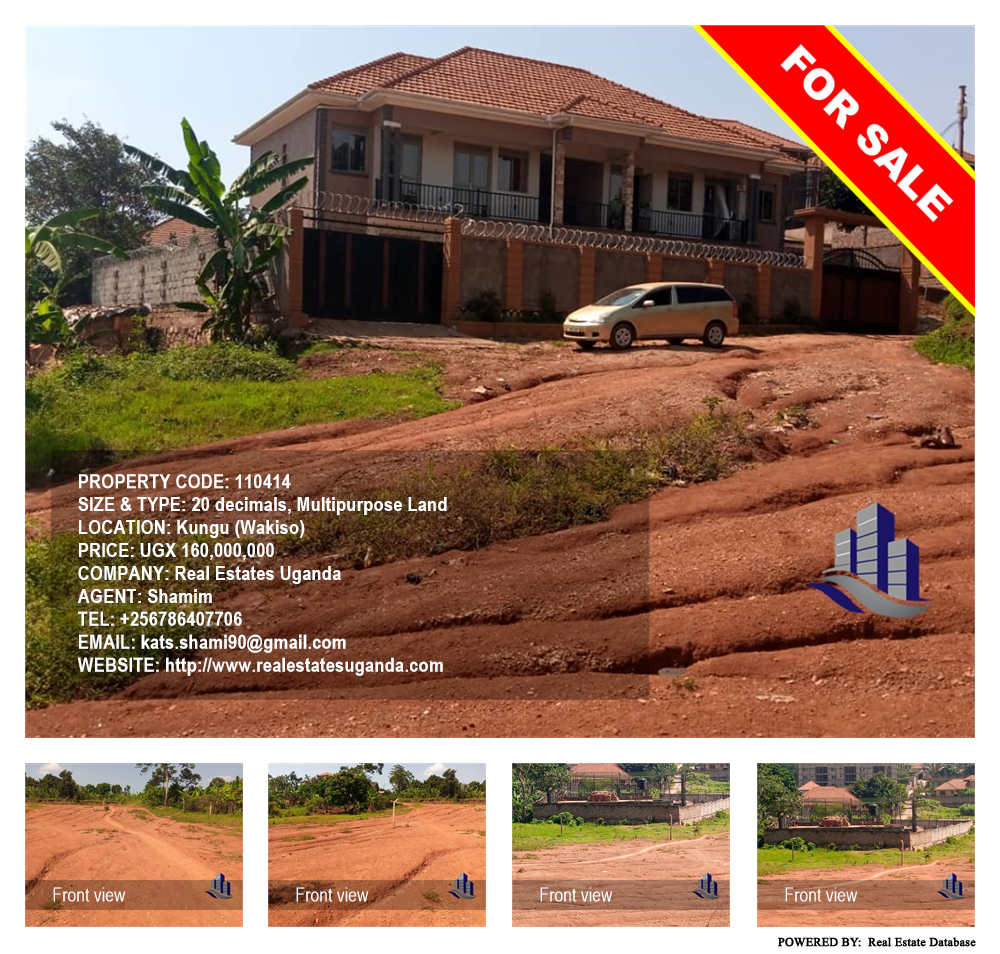 Multipurpose Land  for sale in Kungu Wakiso Uganda, code: 110414