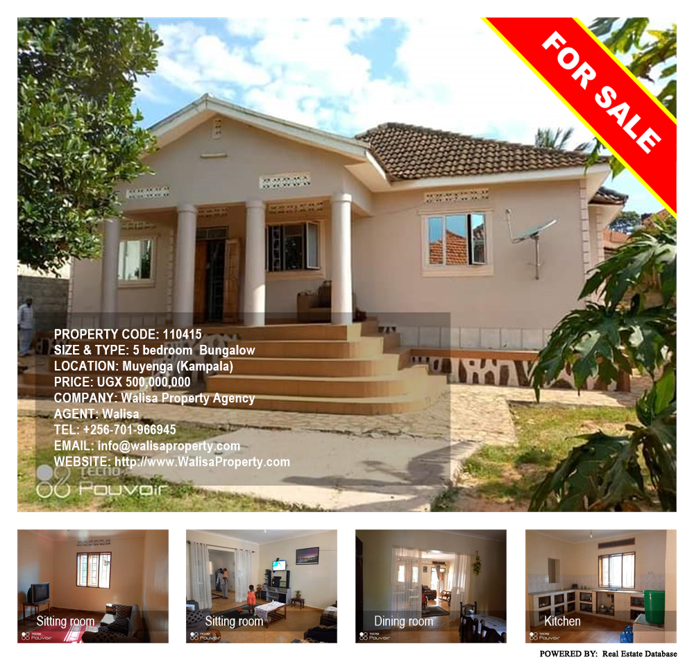 5 bedroom Bungalow  for sale in Muyenga Kampala Uganda, code: 110415