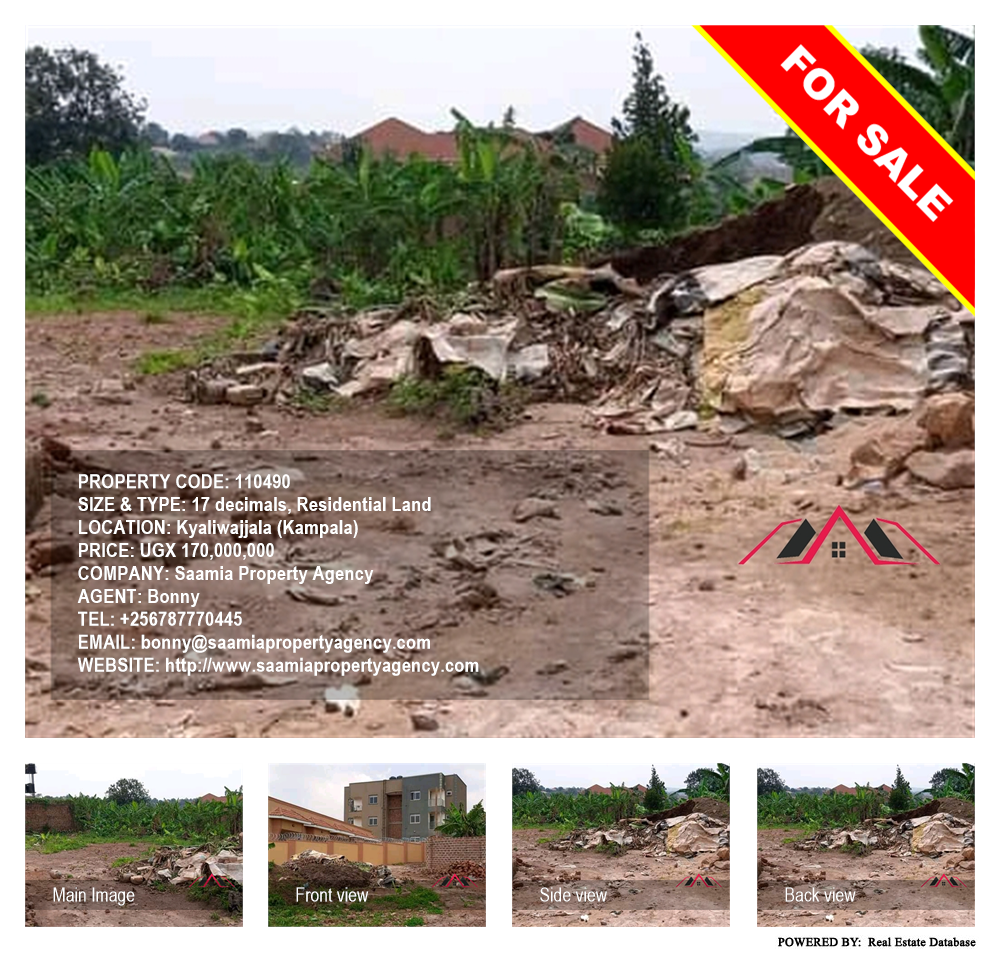 Residential Land  for sale in Kyaliwajjala Kampala Uganda, code: 110490