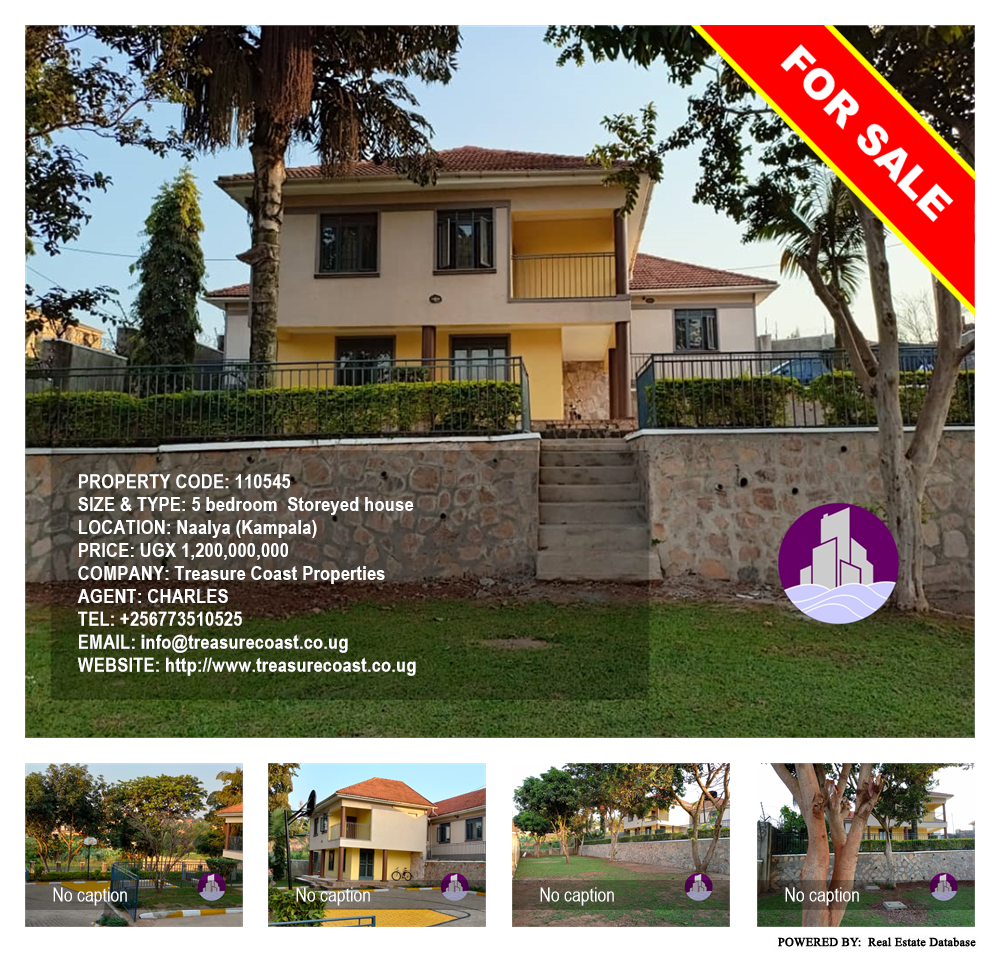 5 bedroom Storeyed house  for sale in Naalya Kampala Uganda, code: 110545