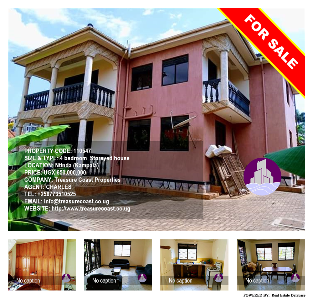 4 bedroom Storeyed house  for sale in Ntinda Kampala Uganda, code: 110547