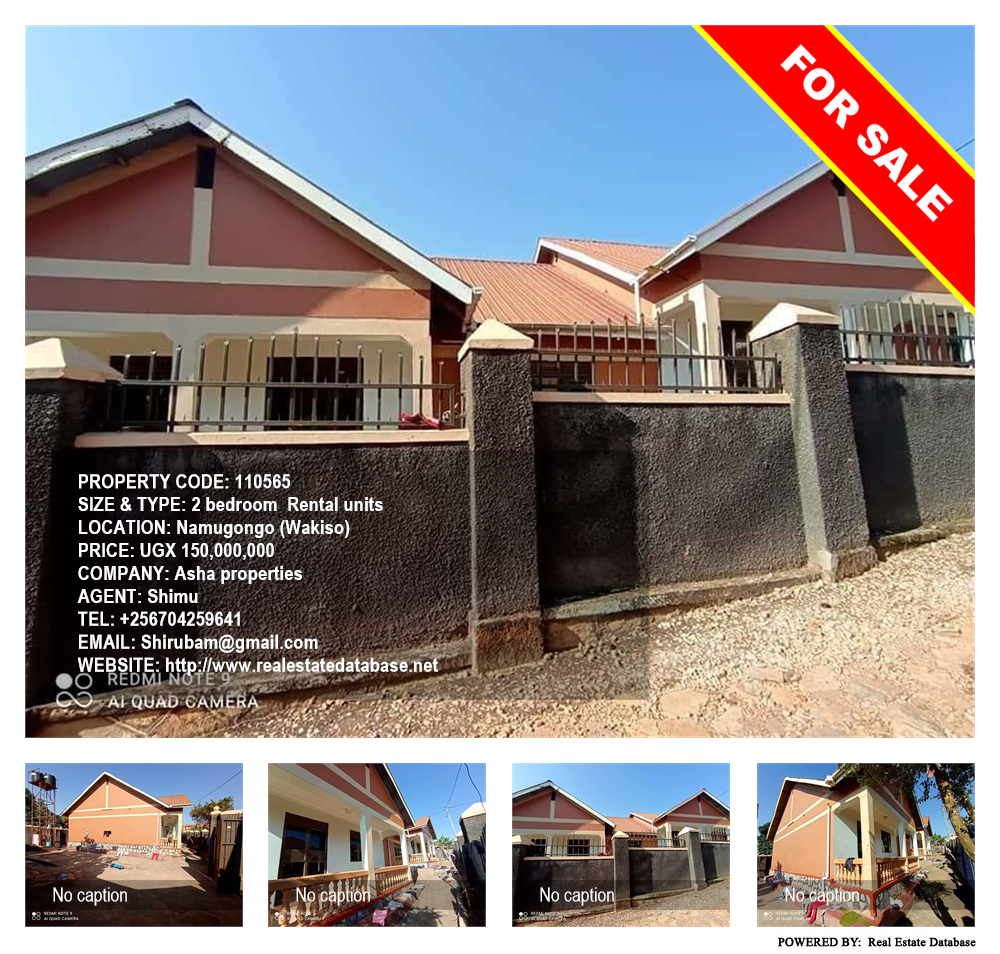 2 bedroom Rental units  for sale in Namugongo Wakiso Uganda, code: 110565