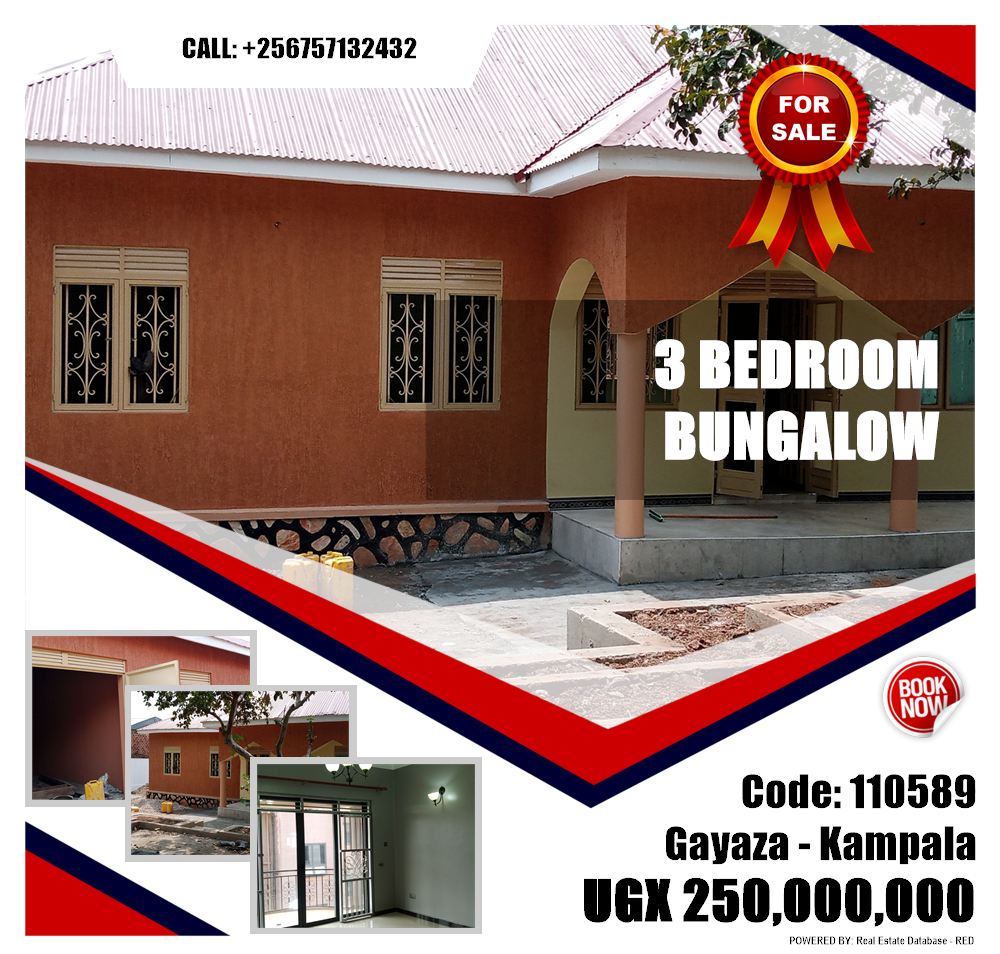 3 bedroom Bungalow  for sale in Gayaza Kampala Uganda, code: 110589