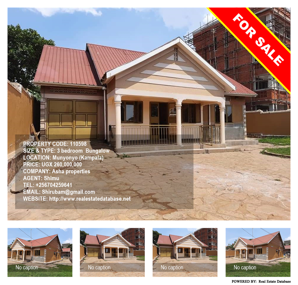 3 bedroom Bungalow  for sale in Munyonyo Kampala Uganda, code: 110598