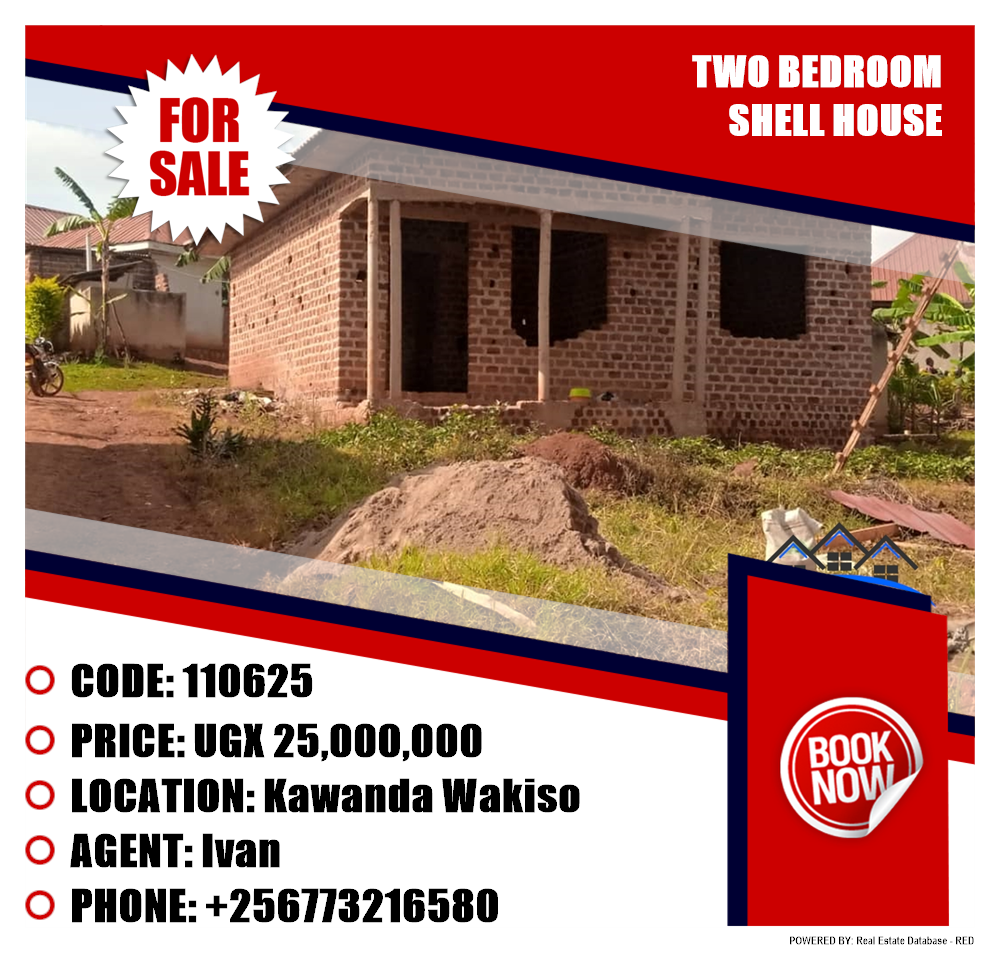 2 bedroom Shell House  for sale in Kawanda Wakiso Uganda, code: 110625