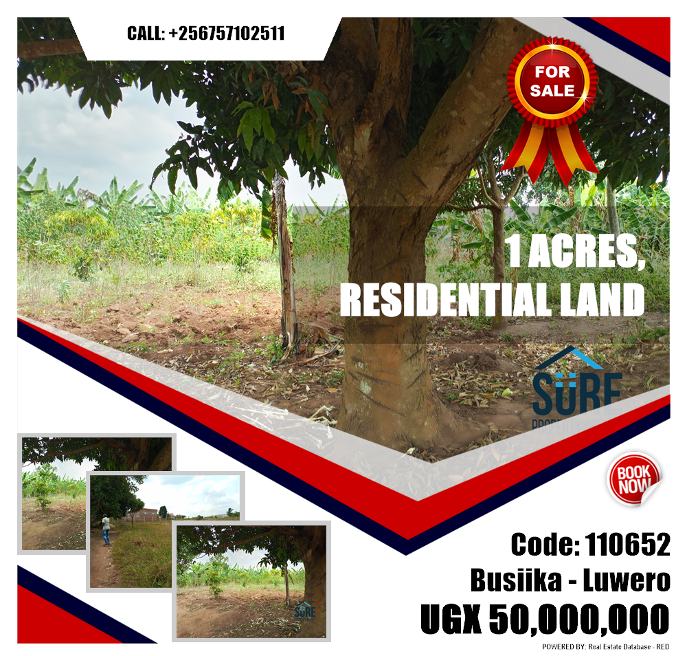 Residential Land  for sale in Busiika Luweero Uganda, code: 110652