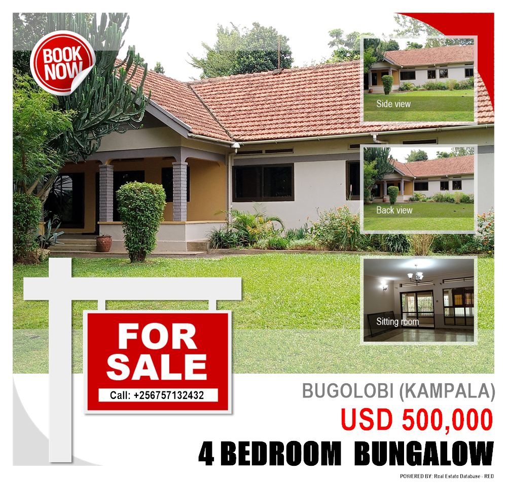 4 bedroom Bungalow  for sale in Bugoloobi Kampala Uganda, code: 110675