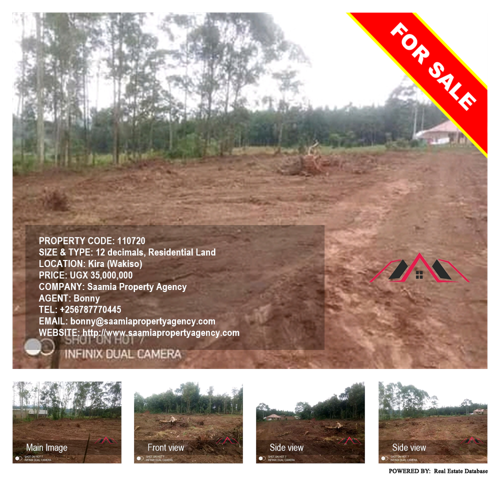 Residential Land  for sale in Kira Wakiso Uganda, code: 110720