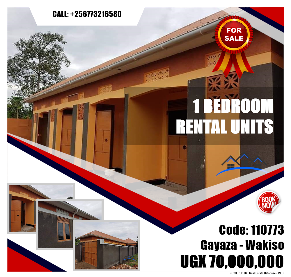1 bedroom Rental units  for sale in Gayaza Wakiso Uganda, code: 110773