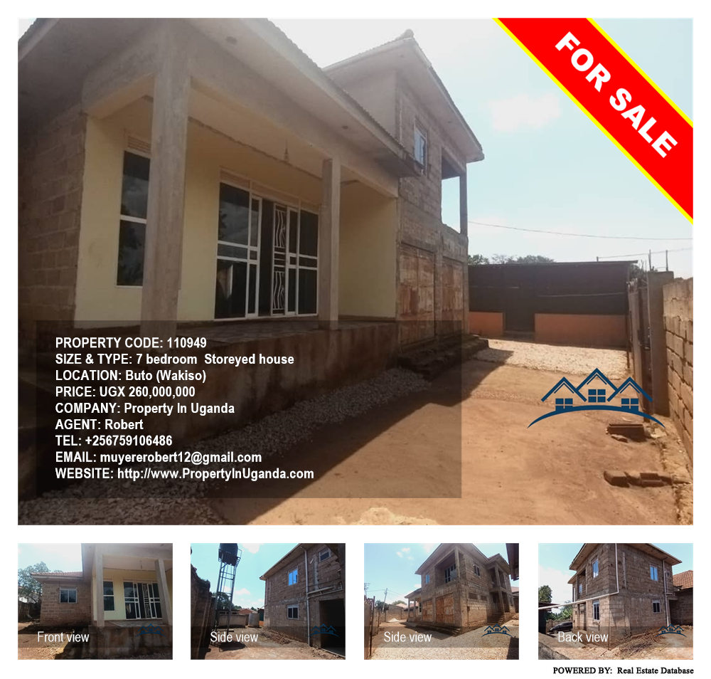 7 bedroom Storeyed house  for sale in Buto Wakiso Uganda, code: 110949