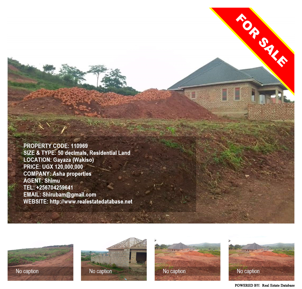 Residential Land  for sale in Gayaza Wakiso Uganda, code: 110969