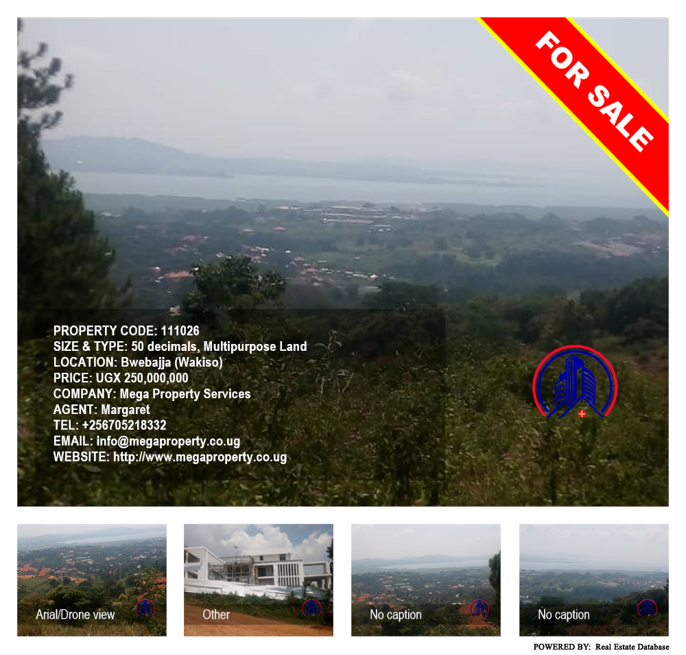 Multipurpose Land  for sale in Bwebajja Wakiso Uganda, code: 111026