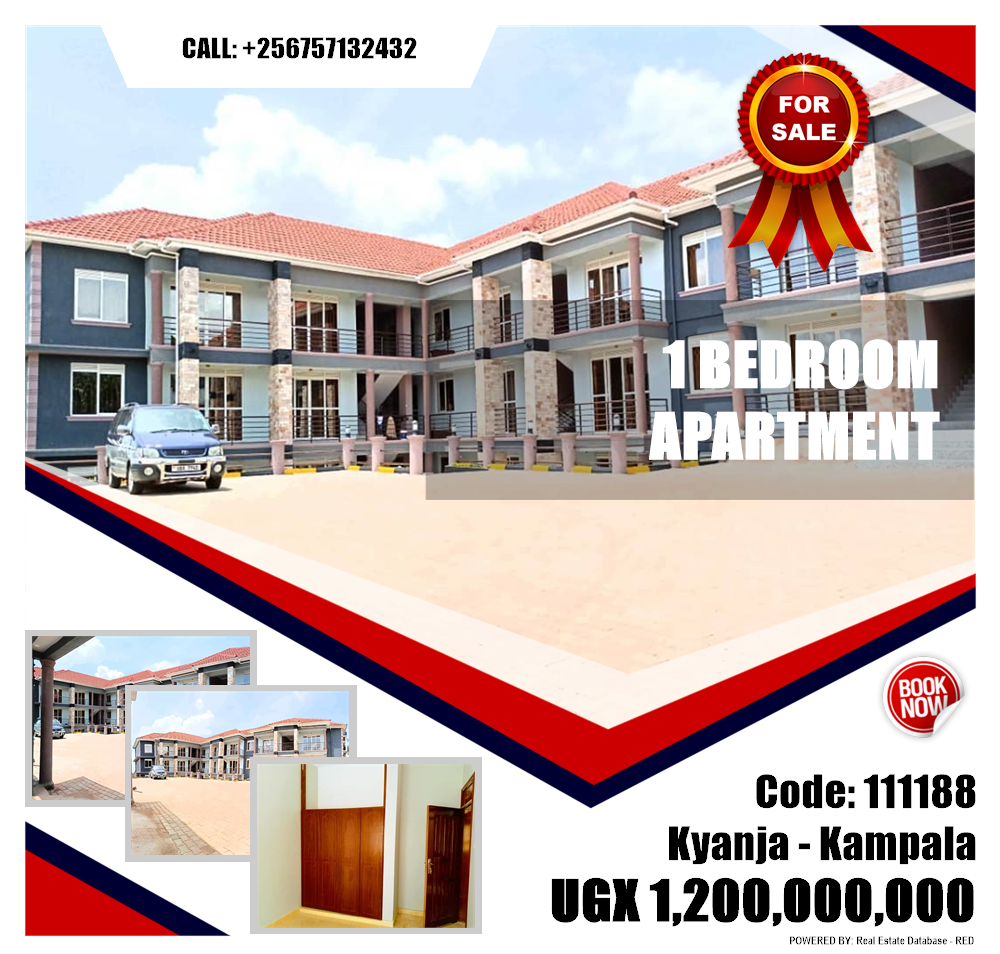 1 bedroom Apartment  for sale in Kyanja Kampala Uganda, code: 111188