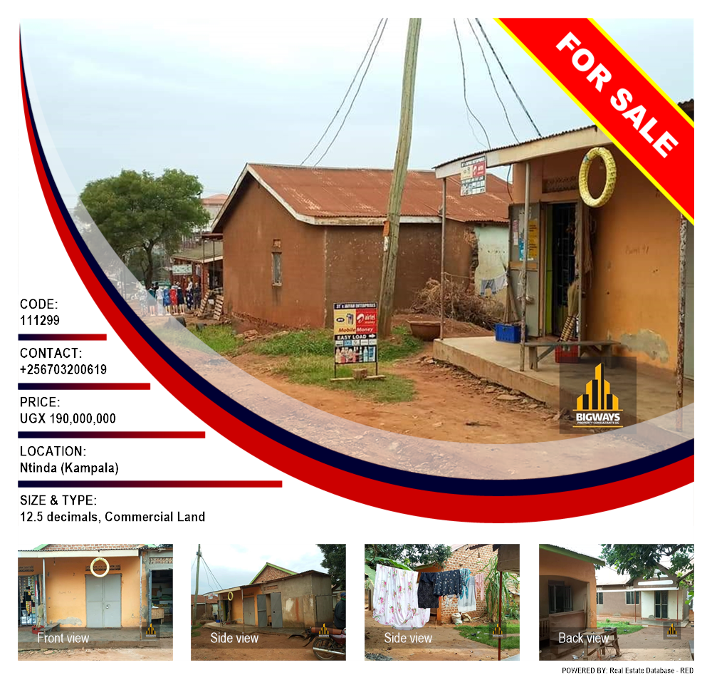 Commercial Land  for sale in Ntinda Kampala Uganda, code: 111299