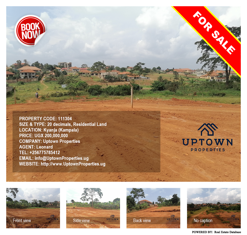 Residential Land  for sale in Kyanja Kampala Uganda, code: 111304