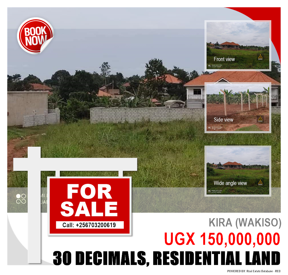 Residential Land  for sale in Kira Wakiso Uganda, code: 111404